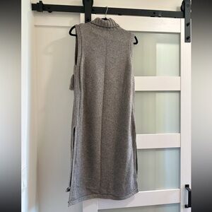 Anthropologie Grey Knit Sweater Tunic